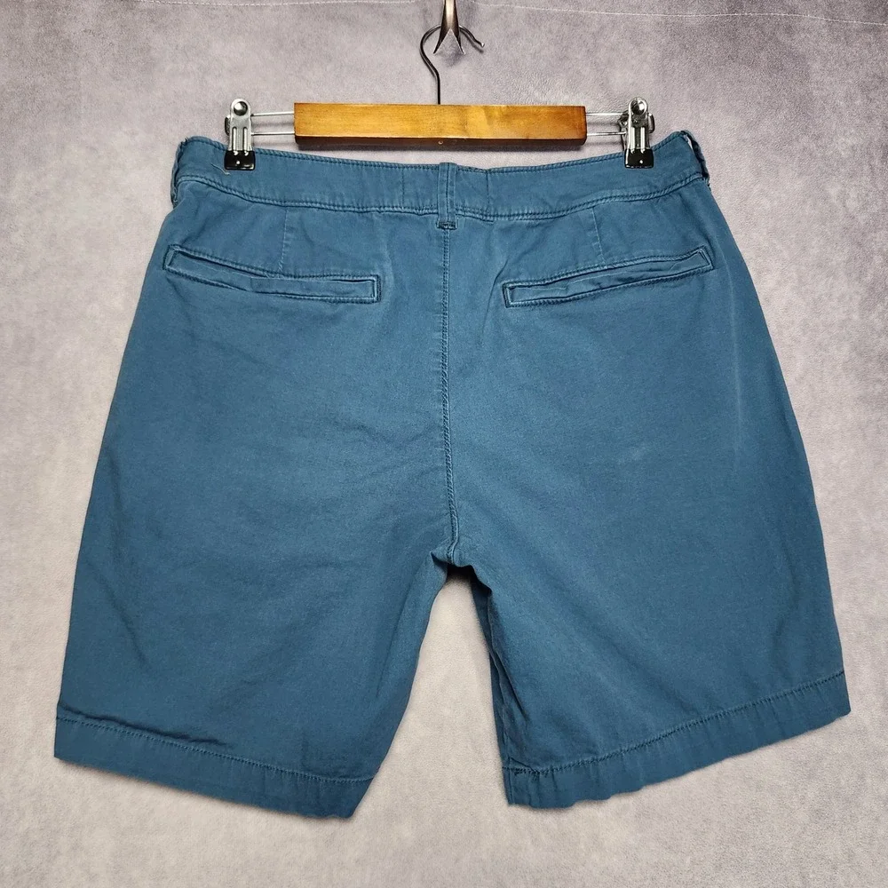 Hollister Beach Prep Fit Blue Chino Shorts Mens Size 31 Casual Summer